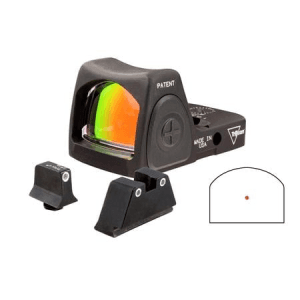 Trijicon Dual Defense Kit RMR Type 2 with Bright and Tough Night Sight Suppressor Set for Glock 17/19/19x