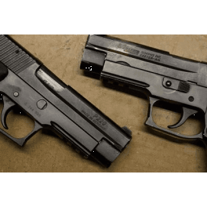 Sig Sauer P220 45 ACP DA/SA Police Trade-in Pistols with Rail (Fair Condition)