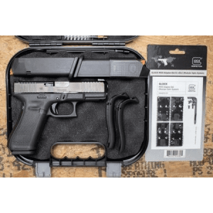 Glock 45 MOS 9mm Optic Ready Police Trade-in Pistol with Night Sights, Three Mags, Optic Plates (New in Box)