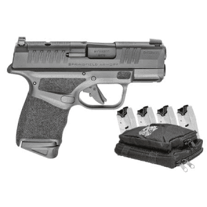 Springfield Hellcat 9mm Black Micro-Compact Optic Ready Pistol with 5 Magazines and Range Bag