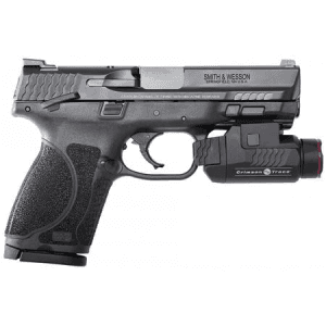 Smith & Wesson MP9 M2.0 Compact 9mm Pistol with Crimson Trace Rail Master Universal Tactical Light