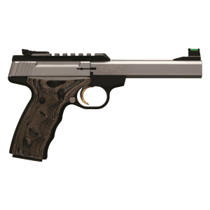 Browning Buck Mark Plus Stainless UDX Semi-Automatic.22LR Fiber Optic Sights 10+1 Rounds