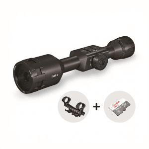 ATN ThOR 4 (640x480) 1-10x Smart HD Thermal Rifle Scope with Dual Ring Cantilever Mount & SD Card
