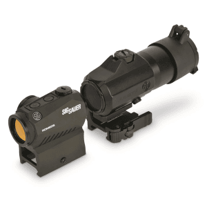 SIG SAUER ROMEO5 1x20mm Red Dot Sight with JULIET3 3x Magnifier