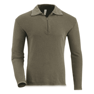 Austrian Military Surplus Thermal Tricot Long Sleeve F1 Shirts 2 Pack Used