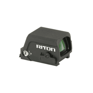 RITON OPTICS Tactix Closed Emitter Red Dot 22mm Black 2 MOA
