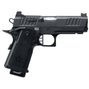 STACCATO C Optic Ready 9mm 4" 17rd Flat Trigger - Black