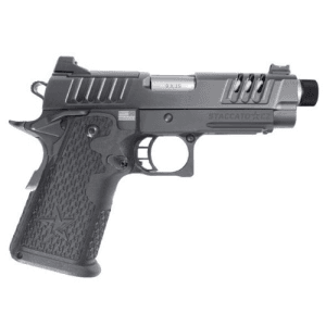 STACCATO C2 9mm 4.5" 16rd Optic Ready Pistol + Threaded Barrel | Black TacTexture