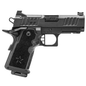 STACCATO CS 9mm 3.5" 16rd Optic Ready Pistol + DLC Barrel & Flat Trigger | Black TacTexture