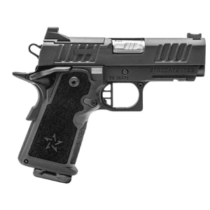 STACCATO CS 2011 9mm 3.5" 16rd Optic Ready Pistol w/ Fiber Optic Sights Flat Face Trigger - Black