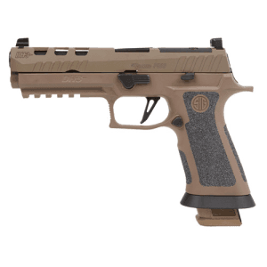 SIG SAUER P320 9mm 5" 21rd Optic Ready Pistol w/ Night Sights | Coyote Tan