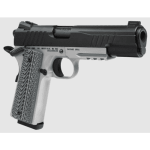 SAVAGE ARMS 1911 Government Rail Gun 9mm 5" 10rd Pistol w/ Night Sights - Two-Tone