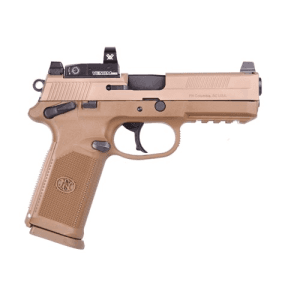FN AMERICA FNX-45 Tactical 45 ACP 4.5" 10rd Pistol w/ Vortex Viper Red Dot - FDE