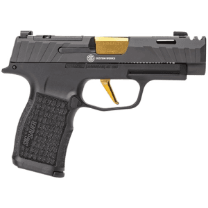 SIG SAUER P365 X-Series 9mm 3.1" 10rd Optic Ready Pistol w/ XRAY3 Night Sights - Black w/ Gold