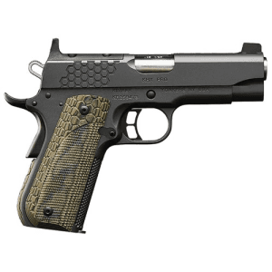 KIMB KHX 1911 9mm 4" 9rd Optic Ready Pistol - Black / Hogue G10 Grips