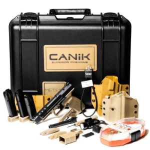 CANIK Mete SFx Loadout 9mm 5.2" 20rd Pistol w/ MeCanik MO1 Optic - Black / FDE