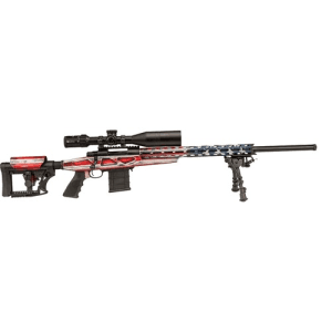 HOWA HCR American Flag Chassis Rifle 4-16x50 Scope