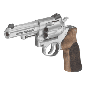 RUGER GP100 357 Mag 4.2" 6rd Revolver w/ Fiber Optic Sights - Stainless / Hardwood Stippled Grips