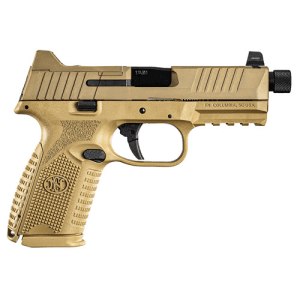 FN AMERICA FN 509M Tactical 9mm 4.5" 10rd Optic Ready Pistol w/ Threaded Barrel & Night Sights - FDE
