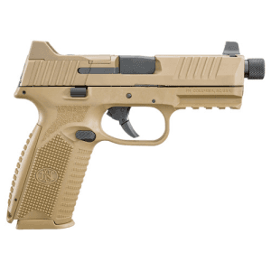 FN AMERICA 509 Tactical 9mm 4.5" 10rd Optic Ready Pistol w/ Threaded Barrel & Night Sights - FDE