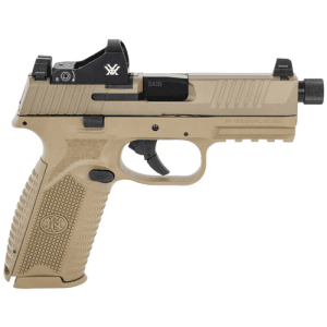 FN AMERICA 509 Tactical 9mm 4.5" 10rd Pistol w/ Threaded Barrel & Vortex Viper Red Dot | FDE