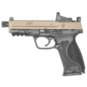 SMITH & WESSON M&P9 M2.0 9mm 4.6" 17rd Pistol w/ Crimson Trace Red Dot (Kit) & Threaded Barrel - FDE