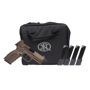 FN AMERICA 509 Tactical 9mm 4.5" 24rd Optic Ready Pistol w/ Threaded Barrel + Night Sights | Bronze