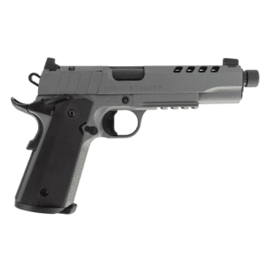 TISAS 1911 Night Stalker 10mm 5" 8rd Optic Ready Pistol + Threaded Barrel | Grey