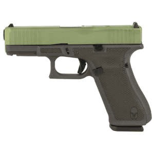 GLOCK G45 MOS 9mm 4.02" 17rd Optic Ready Pistol w/ Laser Stippled Frame | Agoge Green Cerakote