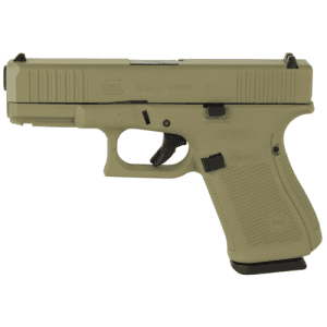 GLOCK G19 G5 MOS 9mm 4.02" 15rd Optic Ready Pistol | Coyote Tan