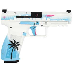 CANIK METE SFT Signature 9mm 4.46" 20rd Optic ReadyPistol - Miami Day Scene Cerakote