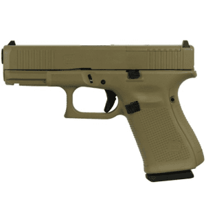GLOCK G19 G5 MOS 9mm 4" 15rd Optic Ready Pistol - FDE