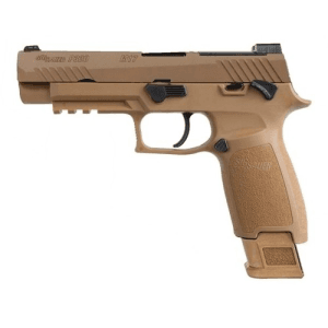 SIG SAUER P320 M17 9mm 4.7" 17rd Optic Ready Pistol w/ Night Sights | Coyote Tan PVD