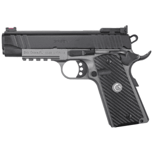 EAA Girsan MC1911C Commander 10mm 4.4" 9rd Pistol w/ Fiber Optic Sight - Black / Tungsten