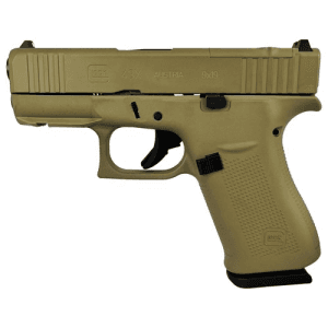 GLOCK G43X MOS 9mm 3.41" 10rd Optic Ready Pistol | FDE