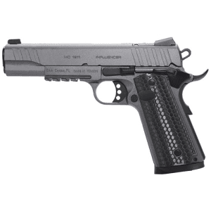 EAA Girsan MC1911S Government 10mm 5" 9rd Optic Ready Pistol | Tungsten w/ Polymer Hex Grips