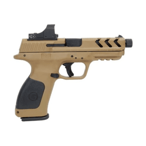 EAA Girsan MC28SA-TV BX 9mm 4.5" 15rd Pistol w/ Red Dot & Threaded Barrel - FDE