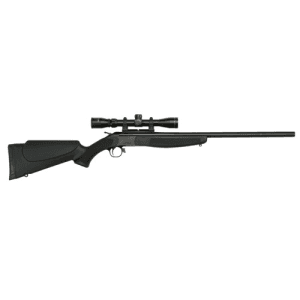 CVA Scout 45-70 Govt 25" Single Shot Rifle w/ KonusPro 3-9x32 Scope + Soft Case | Black
