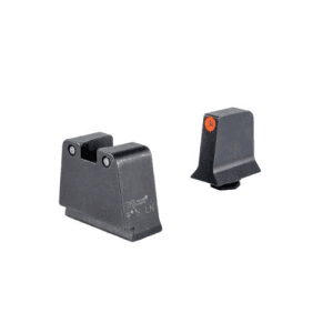 TRIJICON Suppressor/Optic Height Sights (Orange Outline /Green Tritium) Fits Glock Slim Frame