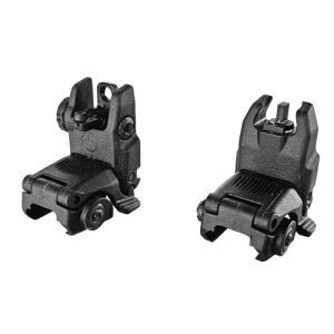 HI-VIZ Folding AR Back Up Sight Black Folding for AR15