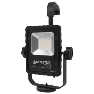 NIGHTSTICK Rechargeable LED Scene Light w/Magnetic Base Black