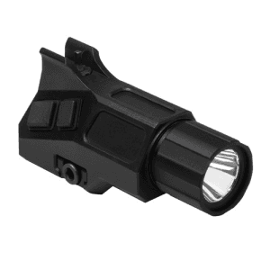 NCSTAR AR-15 FLASHLIGHT WITH A2 IRON FRONT SIGHT POST