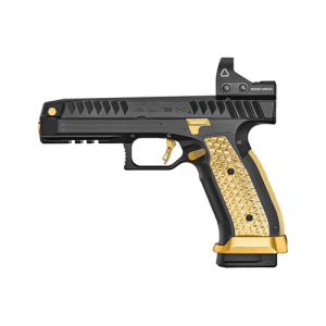 LAUGO ARMS Alien Standard Kit 9mm 4.8" 17rd - Black & Gold w/ LAUGO Red Dot