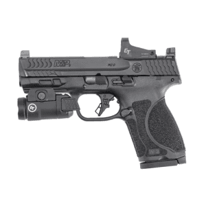 SMITH & WESSON M&P2.0 9mm 4" 15rd Pistol w/ Crimson Trace Red Dot & CMR-209 Rail Light | Black