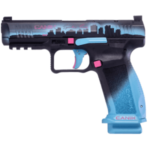CANIK METE SFT Signature 9mm 4.46" 20rd Optic Ready Pistol - Miami Night Scene Cerakote