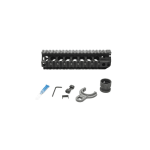 BRAVO COMPANY Quad Rail Picatinny Rail Fits AR Rifles 8" Blk