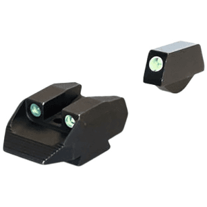 KIMBER K6S Night Sight Set Green Tritium Black Outline