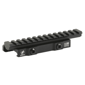 AMERICAN DEFENSE AD-1700 Quick Detach Riser Mount Fits Pict Black