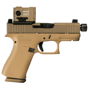 GLOCK G43X MOS 9mm 3.41" 10rd w/ Holosun HS 407K Red Dot - FDE