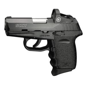 SCCY INDUSTRIES CPX-2 9mm 3.1" 10rd Pistol w/ Crimson Trace CTS-1500 Red Dot - Black